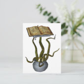 Hexe 1 postkarte (Stehend Vorderseite)