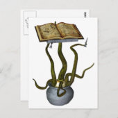 Hexe 1 postkarte (Vorne/Hinten)