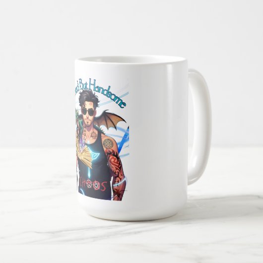 Hexe, aber ansprechendes Chaos Kaffeetasse (VorderseiteRechts)