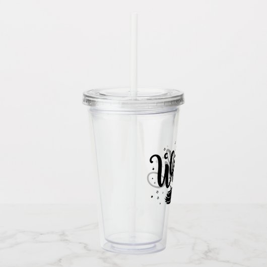 Hexe Acryltrinkbecher (Rechts)