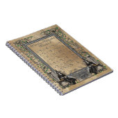 Hexe-Alphabet-Notizbuch Notizblock (Rechte Seite)