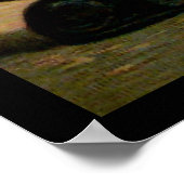 Hexe am Feuerplatz Poster (Ecke)