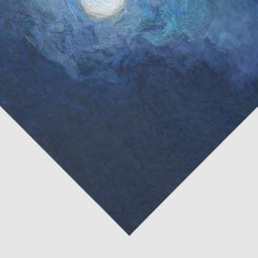 Hexe am Mondschein Seidenpapier (Ausschnitt)