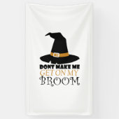 Hexe an Halloween Banner (Vertikal)