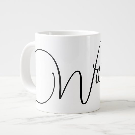 "Hexe!" Anpassbare Tasse (Vorderseite Links)