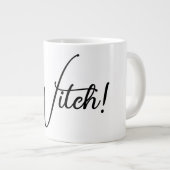 "Hexe!" Anpassbare Tasse (Vorderseite Rechts)