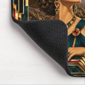 Hexe, Art Deco Mythisch Mousepad (Ecke)