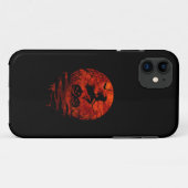 HEXE AUF BESEN ROTER MOND Case-Mate iPhone HÜLLE (Rückseite (Horizontal))