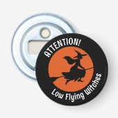 Hexe auf Broom Flaschenöffner (Vorderseite)