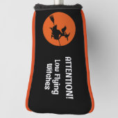 Hexe auf Broom Golf Headcover (Rotieren 90)
