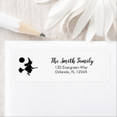 Hexe auf Broom Halloween Spooky (Insitu)