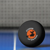 Hexe auf Broom Tischtennisball (Netto)