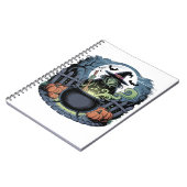 Hexe auf dem Cauldron-Notebook Notizblock (Linke Seite)