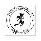 Hexe auf dem Zimmer aus der Bibliothek des Buches Permastempel (Design)