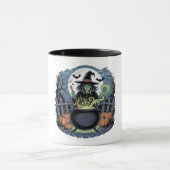 Hexe auf der Cauldron-Tasse Tasse (Zentrum)