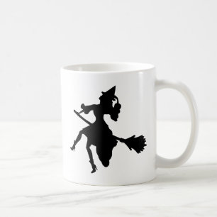 Hexe auf einem Brromstick Kaffeetasse