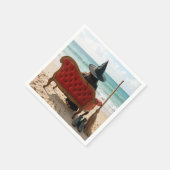 Hexe auf einem Sofa am Meer Serviette (Ecke)