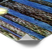 Hexe auf ihrem Brotkleber Poster (Ecke)