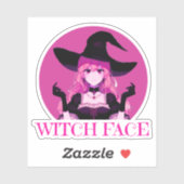 Hexe Aufkleber (Blatt)