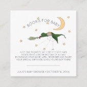 Hexe-Babyparty-Einsatz des Buch-Antrag-| kleiner Begleitkarte (Vorderseite)