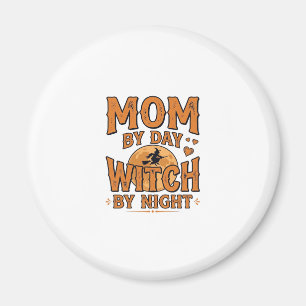 Hexe bei Nacht Muttertags-Shirt-Design_1 Magnet