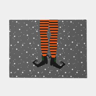 Hexe-Bein-Halloween-Tür-Matte Fußmatte