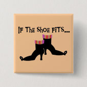 Hexe beschuht T - Shirts und Geschenke Button (Vorderseite)