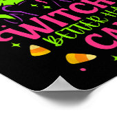 Hexe besser haben Candy Funny Halloween Design Poster (Ecke)