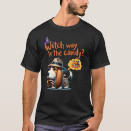 Hexe bis zur Süßigkeit? Funny Halloween T-Shirt