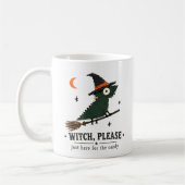 Hexe, bitte Bartagamen-Kunst Kaffeetasse (Links)