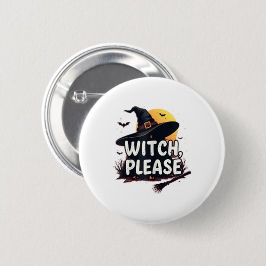 Hexe bitte button (Vorne & Hinten)
