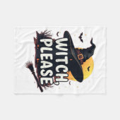 Hexe bitte fleecedecke (Vorderseite (Horizontal))