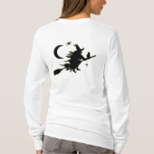 Hexe bitte | Funny Halloween Zitat T-Shirt (Rückseite)