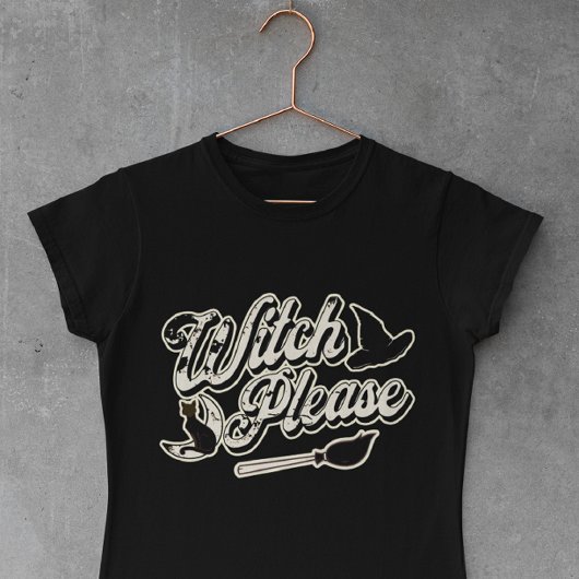 Hexe bitte | Funny Halloween Zitat T-Shirt