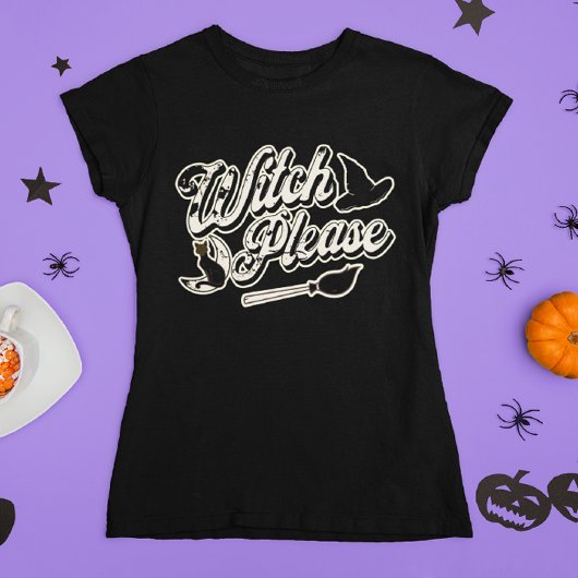 Hexe bitte | Funny Halloween Zitat T-Shirt