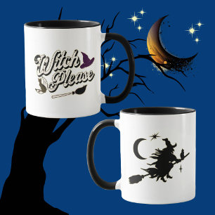 Hexe bitte   Funny Halloween Zitat Tasse