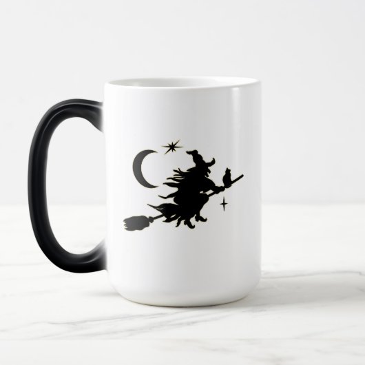 Hexe bitte | Funny Halloween Zitat Verwandlungstasse (Links)