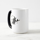 Hexe bitte | Funny Halloween Zitat Verwandlungstasse (Vorderseite Links)