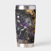 Hexe bitte! Gothic Pagan Hexe Halloween Fantasy Thermobecher (Vorderseite)