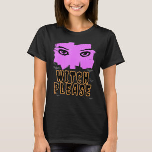Hexe bitte Halbzeit Gesicht 50 Halloween Kostüm Sp T-Shirt