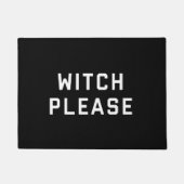 Hexe bitte Halloween Fußmatte (Vorderseite)