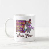 Hexe bitte - Hexenkatze Kaffeetasse (Links)