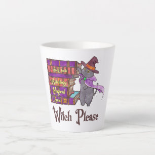 Hexe bitte - Hexenkatze Milchtasse