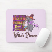 Hexe bitte - Hexenkatze Mousepad (Mit Mouse)