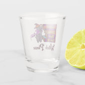 Hexe bitte - Hexenkatze Schnapsglas (Rückseite)