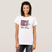 Hexe bitte - Hexenkatze T-Shirt (Vorne ganz)