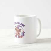 Hexe bitte Highland-Kuh Halloween Kaffeetasse (VorderseiteRechts)