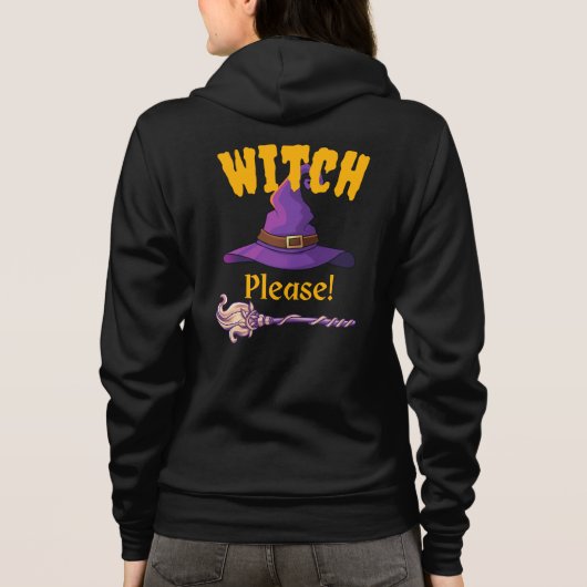 Hexe, bitte! hoodie (Rückseite)