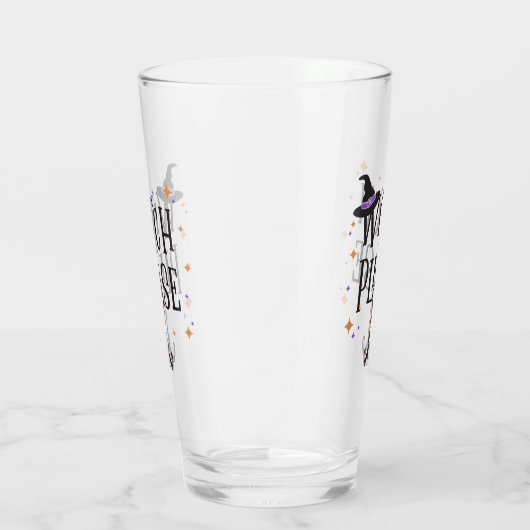 Hexe bitte! - Hut, Strumpf, Schuhe Glas (Rechts)