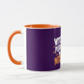 Hexe bitte, ich vermitteln Halloween Tasse (Links)